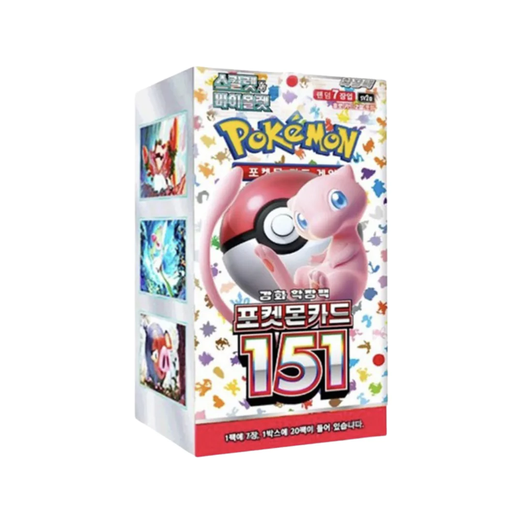 Korean Pokemon 151 Booster Pack/Box Pokemon Trading Card Game