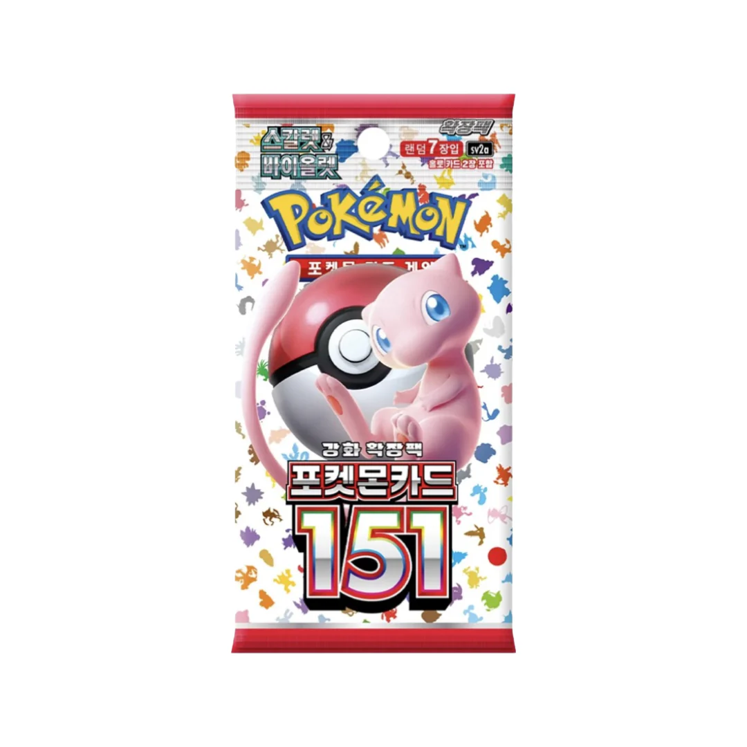 Korean Pokemon 151 Booster Pack/Box Pokemon Trading Card Game - Image 2