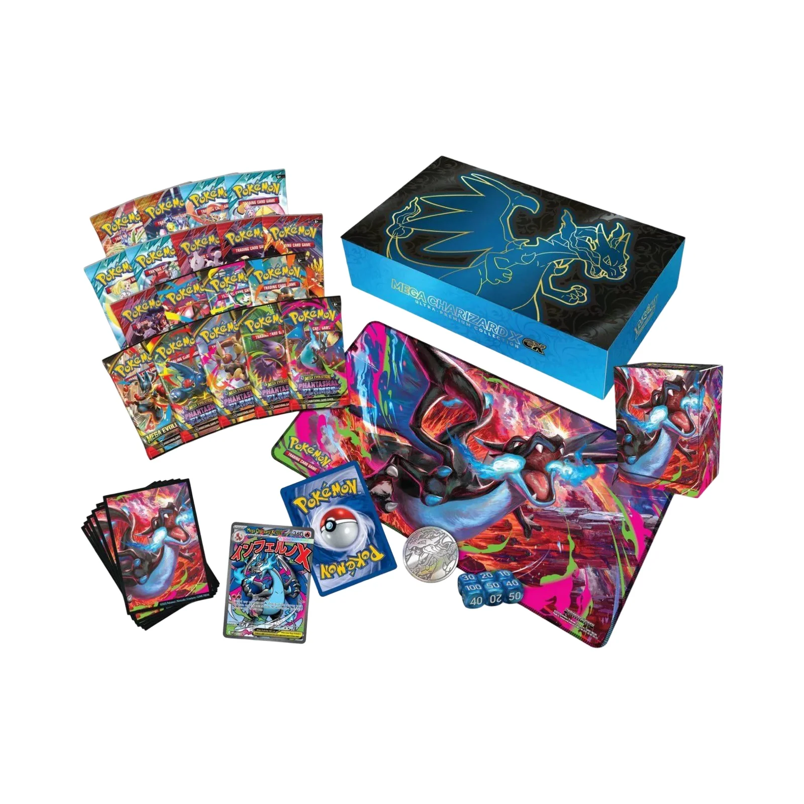 Mega Charizard X ex Ultra Premium Collection Pokémon Trading Card Game - Image 2